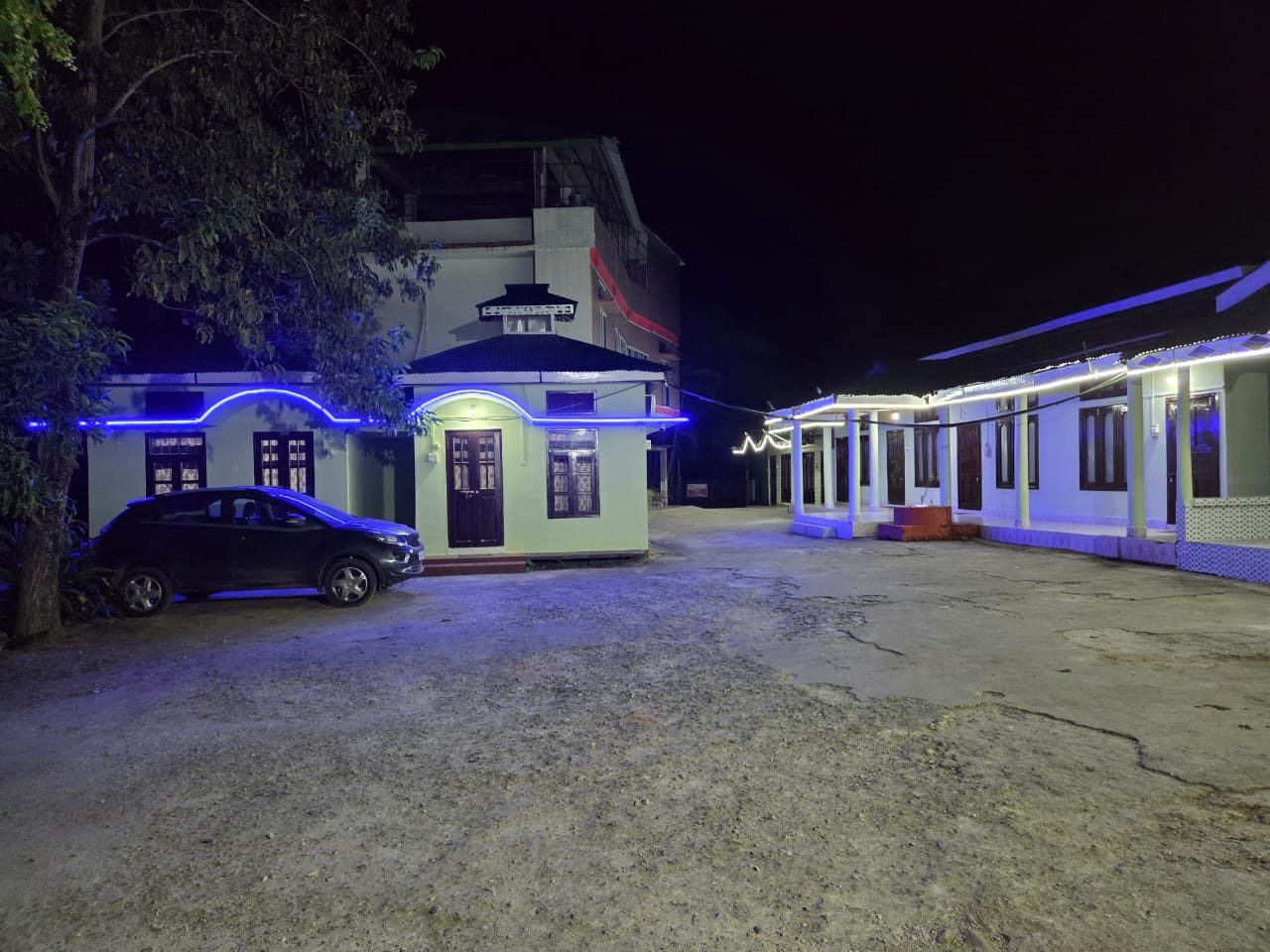 Resort at night