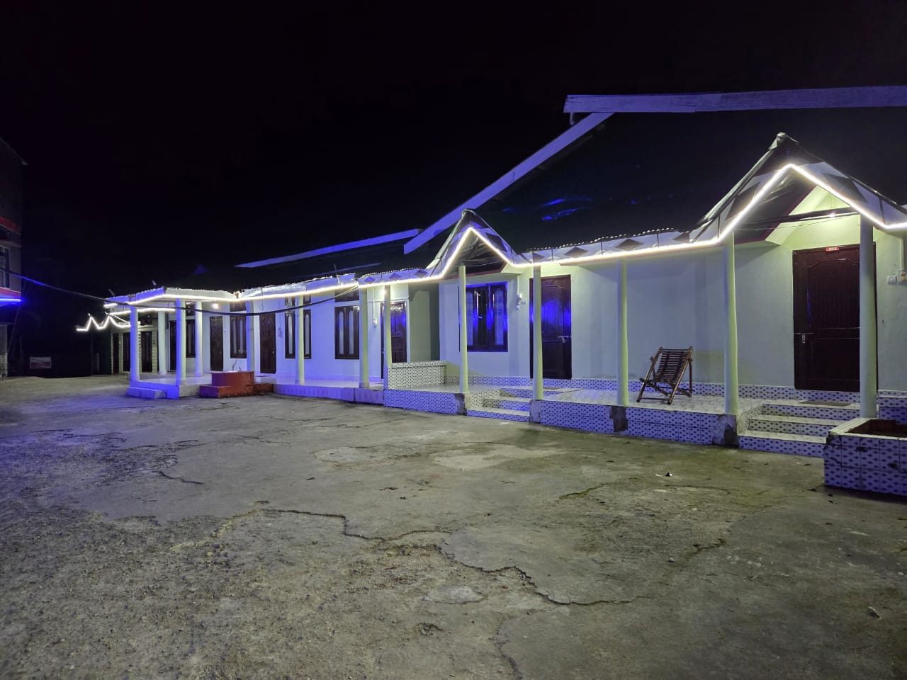 Resort in the evening